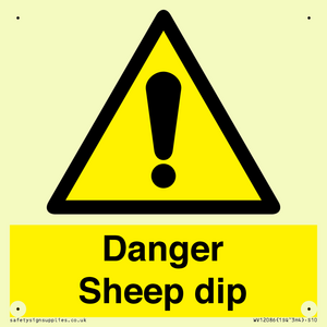 Danger Sheep dip